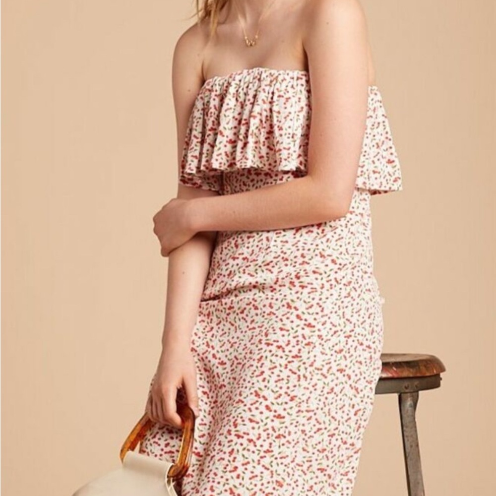 Flynn Skye Women's Fiona Cherry Midi Dress Size M
